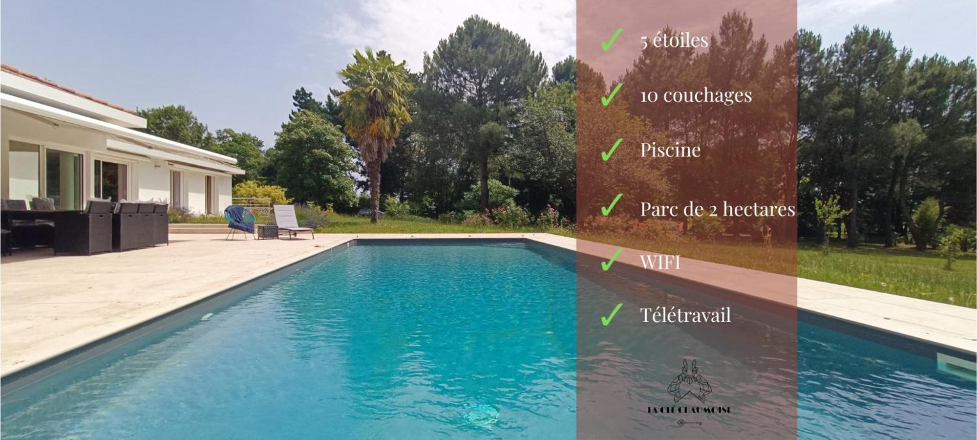 Magnifique Villa 5 Etoiles Avec Piscine Privee Parc 2 Ha La Chaize-le-Vicomte Exteriér fotografie